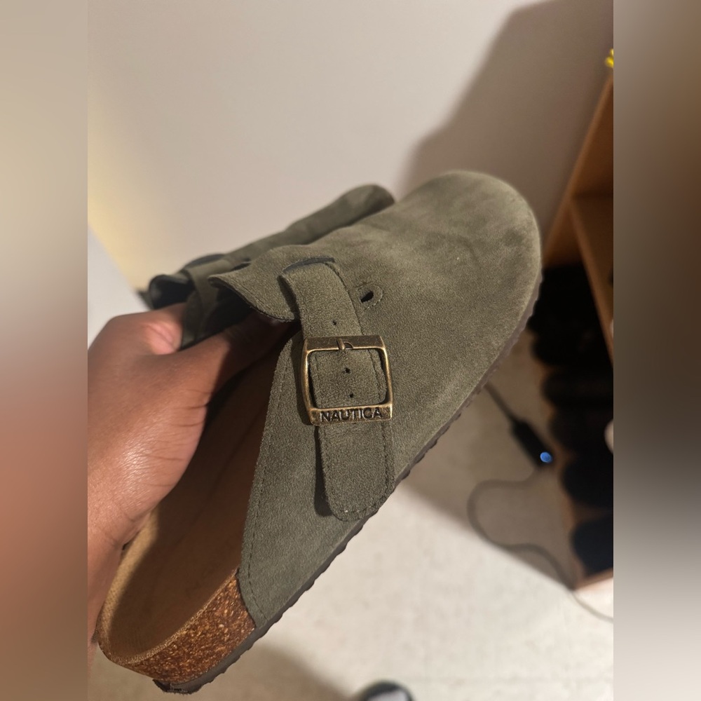 Nautica Olive Green Clogs